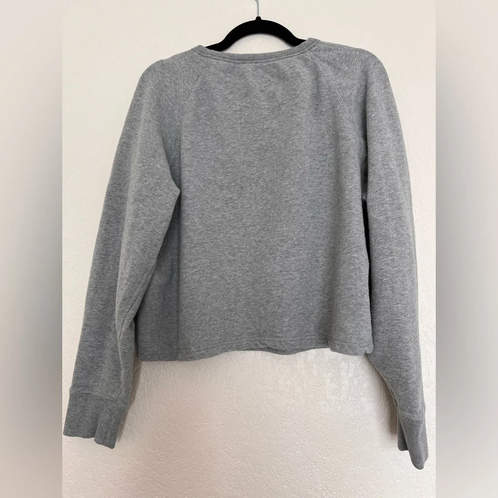 Madewell Heather Gray Women's Sweatshirt - Picture 2 of 3